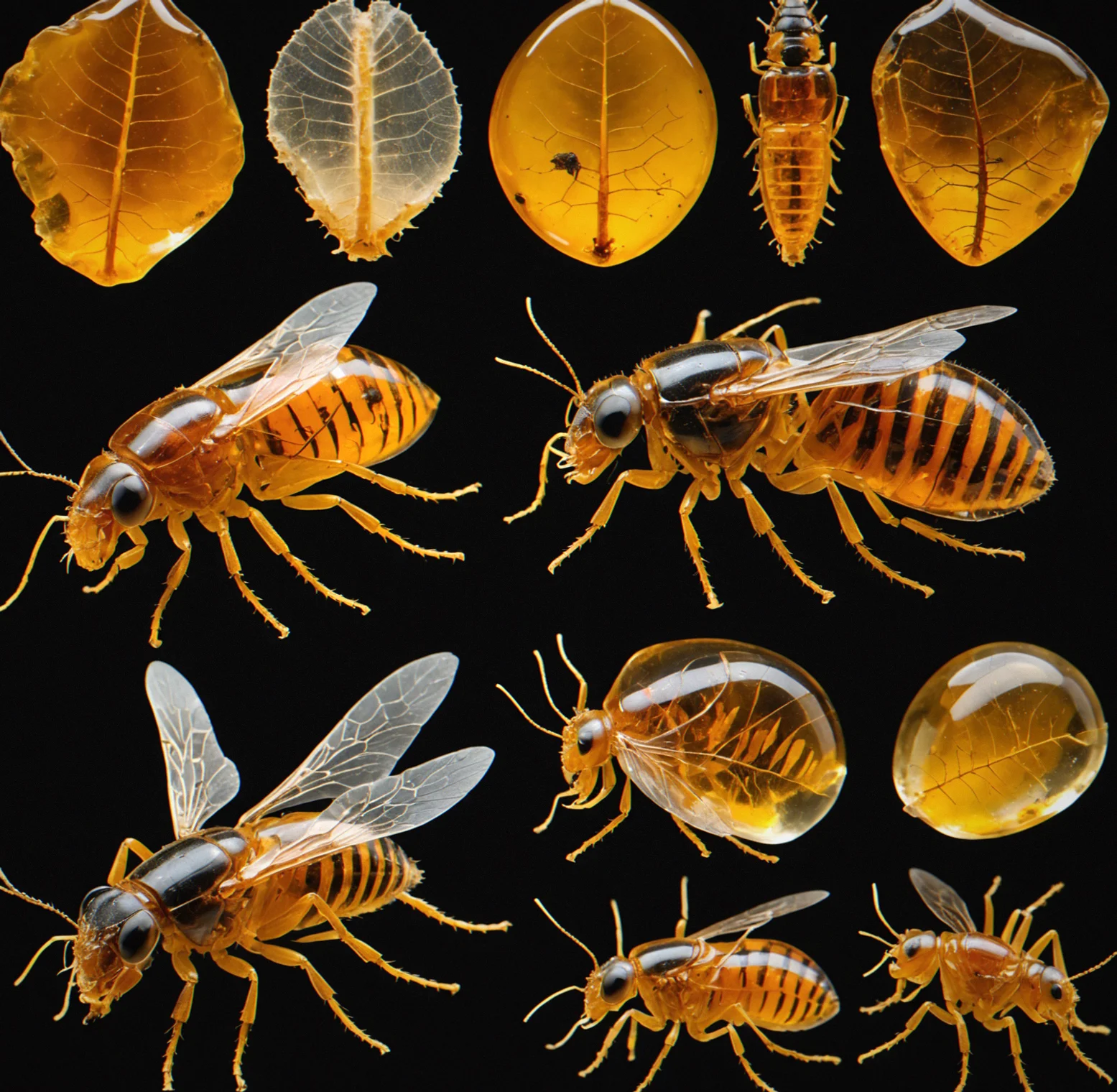 Side-by-side comparison of arthropod feeding apparatus structures with labeled anatomical features indicating dietary specialization